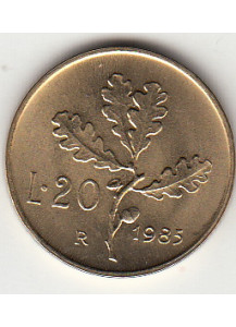1985 Lire 20 Conservazione Fior di Conio Italia